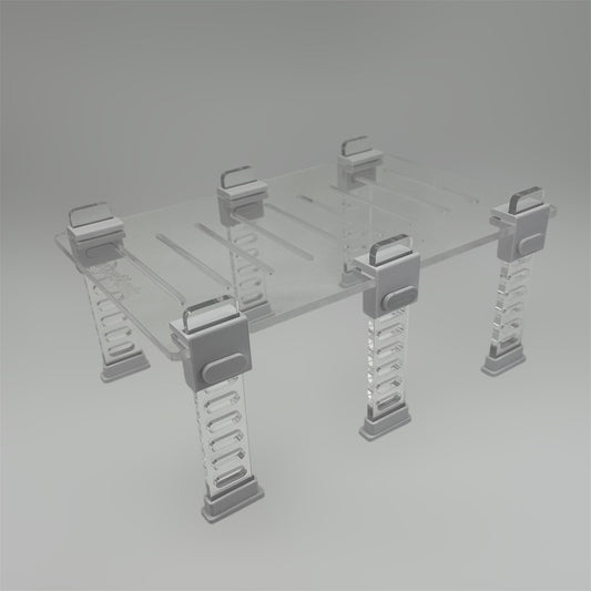 Rialzo regolabile per skimmer