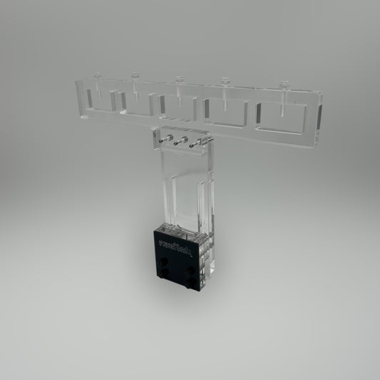 Rialzo regolabile per barre led (aggancio laterale)