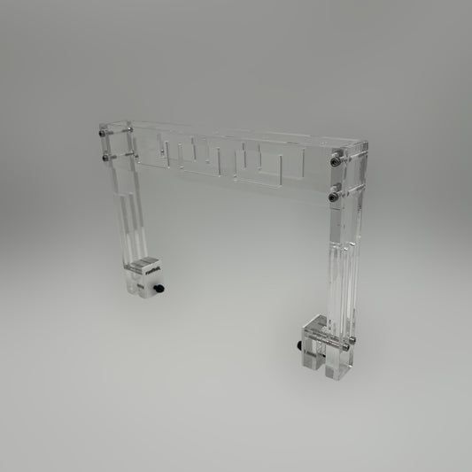 Rialzo regolabile per barre led (aggancio frontale)