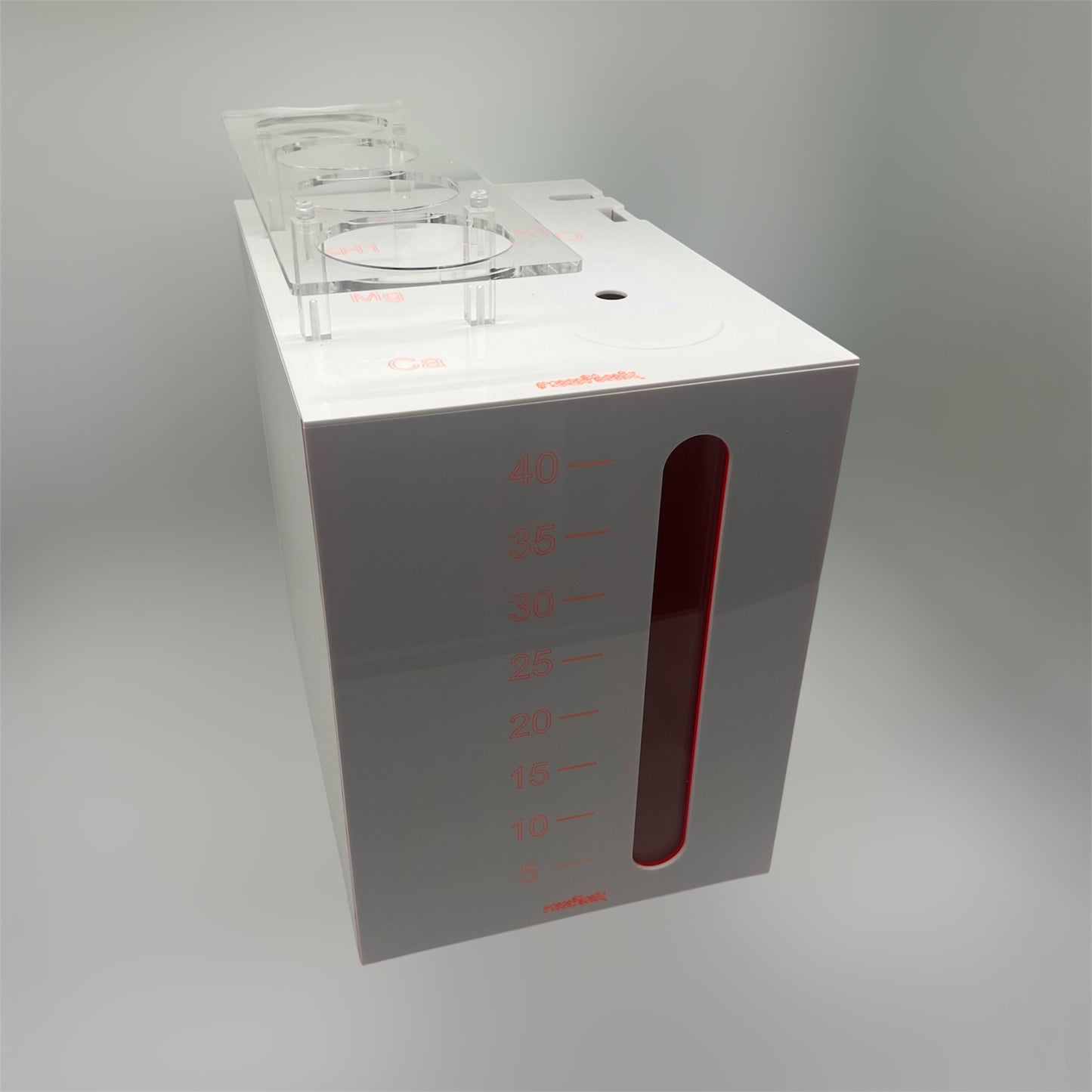 Refill compartment for osmosis water